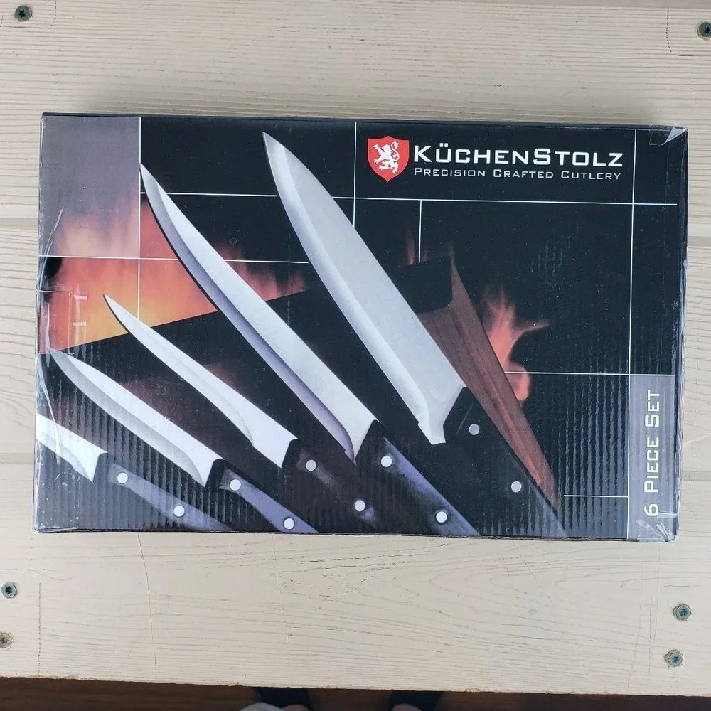 Kuchenstolz 6-Piece Cutlery Set Cutting Board NWT